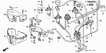 17205PC6000 - Electrical/Exhaust/Heater/Fuel: CLAMP, TUBE (7.5X2) for Honda Image
