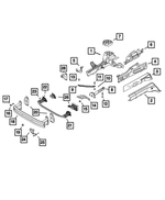 68478225AA - : Sensor Mounting Bracket for Jeep: Renegade Image