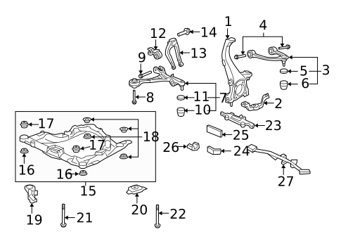 Suspension Components for 2006 Acura RL #0