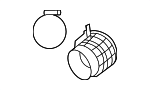 28139P2600 - Engine: Air Inlet Hose for Hyundai Image
