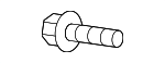 1140306166K - Engine: Intake Connector Bolt for Hyundai Image