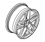 36105A1E212 - : Wheel, Alloy for BMW: i4 Image