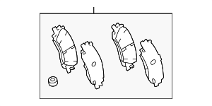 446604010 - : Brake Pads for Toyota Image