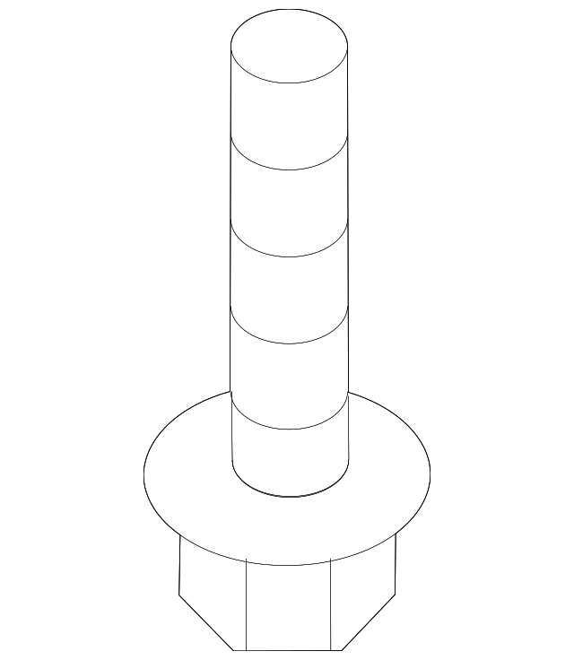 Fuel Tank Strap Bolt - Porsche (N-911-591-01)