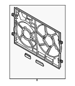 5WA121205B - Cooling System: Fan Shroud for Audi: A3, A3 Quattro, S3, TT Quattro, TTS Quattro Image