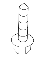 865793K000 - Body: Lower Cover Screw for Genesis: Electrified GV70, GV60, GV70, GV80, GV80 Coupe | Hyundai: Accent, Azera, Elantra, Elantra Coupe, Elantra GT, Elantra N, Equus, Genesis Coupe, Ioniq, Ioniq 5, Ioniq 6, Kona, Kona Electric, Kona N, Palisade, Santa Cruz, Santa Fe, Santa Fe Sport, Santa Fe XL, Sonata, Tucson, Veloster, Veloster N, Venue Image