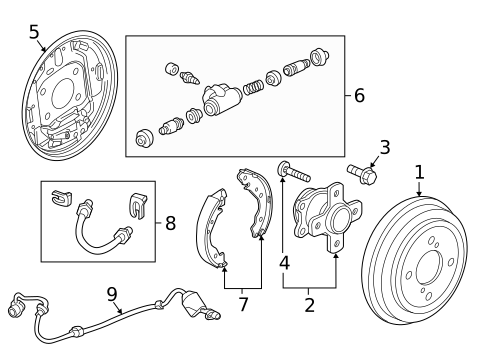Anti-Lock Brakes for 2019 Honda Fit #1
