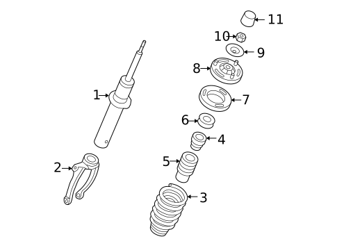 Struts & Components for 2006 Hyundai Sonata #0