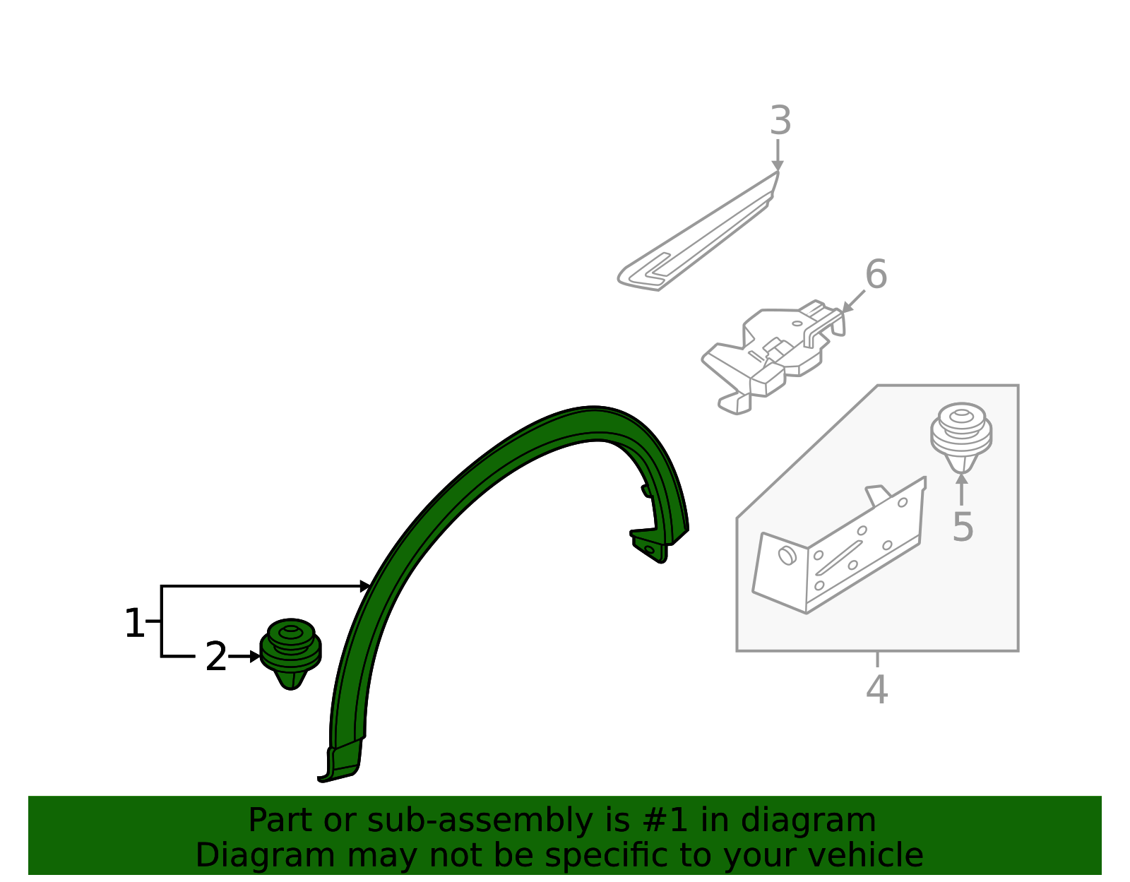 KMV6-51-W20A - Wheel Opening Molding 2024-2025 Mazda | Mazda-Parts