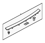 4G8945097 - Electrical: High Mount Lamp for Audi: A7 Quattro, RS7, S7 Image