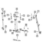 7LR322L1AA - : Rear Outer Seat Belt for Mopar Image