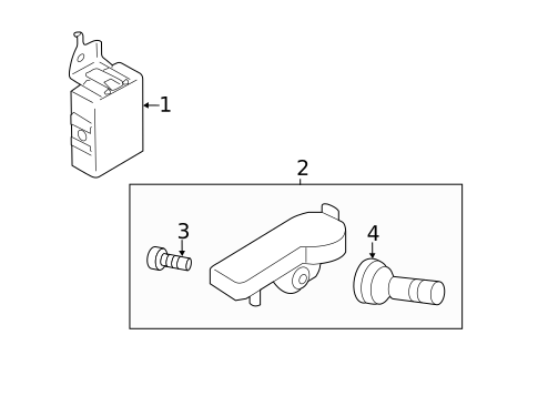 Tire Pressure Monitor Components for 2021 Subaru WRX #0