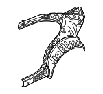 5C6809403F - Body: Inner Panel for Volkswagen Image