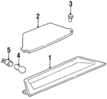 5977665 - Electrical: High Mount Lamp for Oldsmobile: Aurora Image