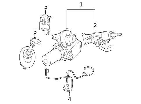 Steering Column Assembly for 2009 Chevrolet Cobalt #0