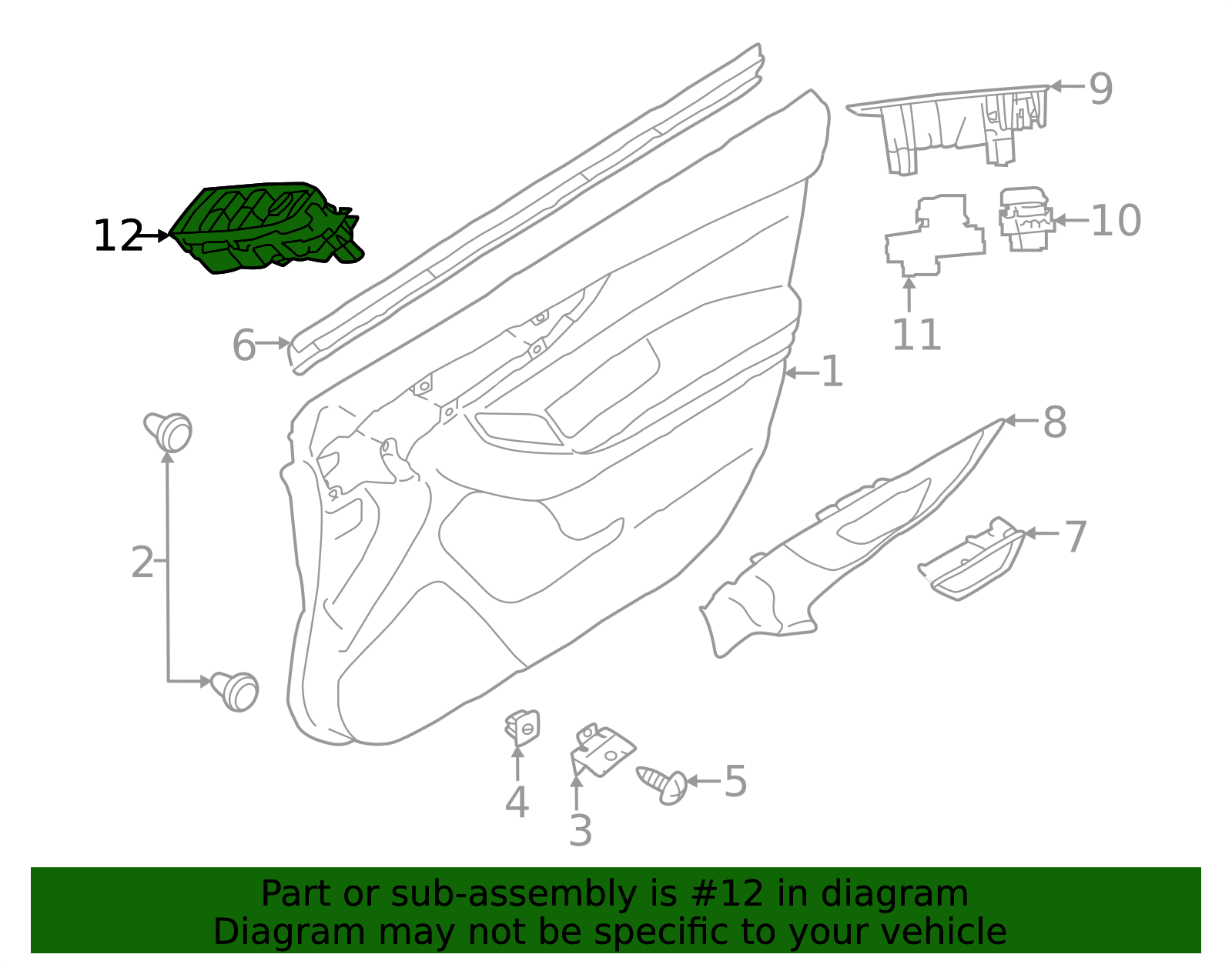 2018-2024 Subaru Window Switch 83071FL650 | OEM Parts Online