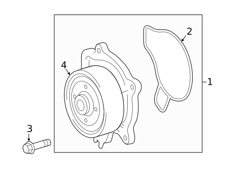 Water Pump for 2020 Lexus NX300 #0