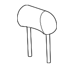 C2S34725LEG - Body: Headrest, Outer for Jaguar Image