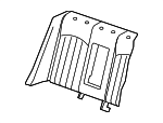 C2S45866LEG - Body: Seat Back Cover for Jaguar Image