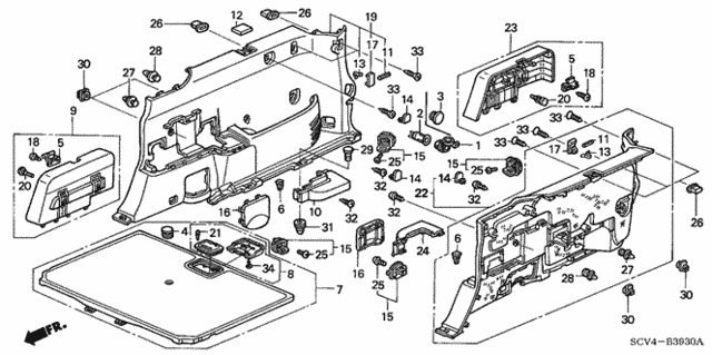 Side Lining for 2004 Honda Element #0
