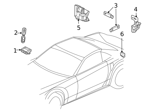 Electrical Components for 2008 Cadillac XLR #2