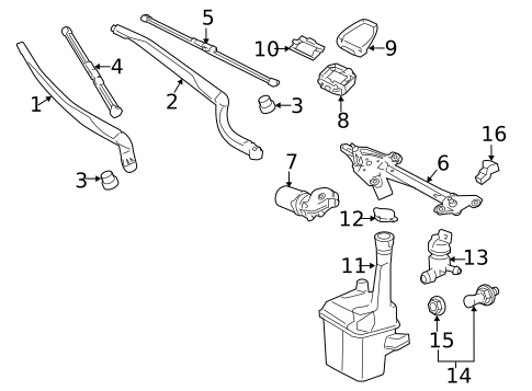 Wipers for 2011 Toyota Avalon #0