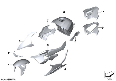 Painted Parts for 2026 BMW-Motorrad S 1000 RR #0