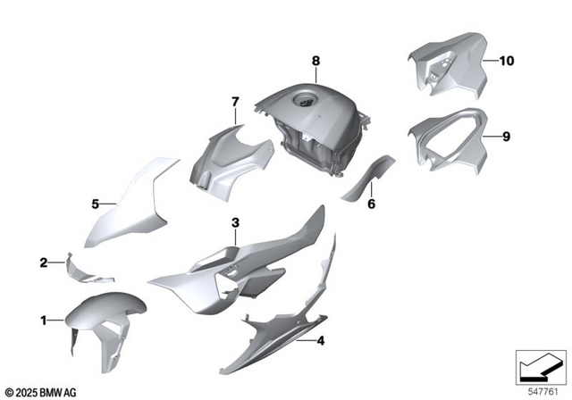 16111542673 - : Fuel Tank for BMW-Motorrad Image