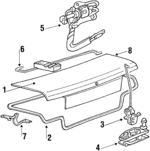 8123021030 - : Lock Assembly for Hyundai: Excel Image