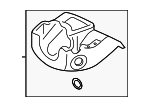 848513S100HZ - : Steering Column Cover for Hyundai: Sonata Image