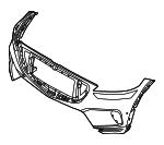 86510AR000AS - : Bumper Cover for Hyundai Image