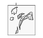 GM9A71150E - Body: Wheel Housing Side Panel for Mazda: 6 Image