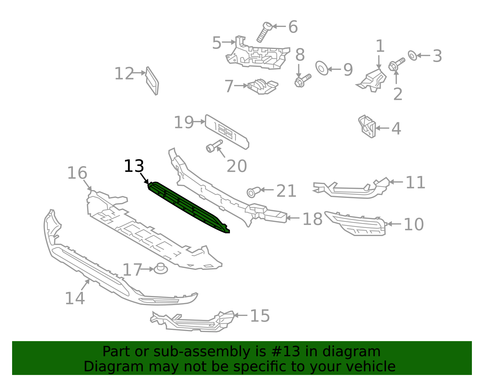 2020-2025 Volvo XC90 Lower Grille 32345820 | AutoNation Parts