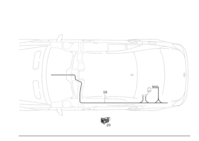 2214401810 - Electrical System: Wiring Harness for Mercedes-Benz: 250, 300S, S350, S400, S500, S550, S600, S63 AMG Image image