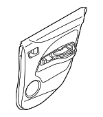 7222B543XA - : Door Trim Panel for Mitsubishi: Mirage G4 Image
