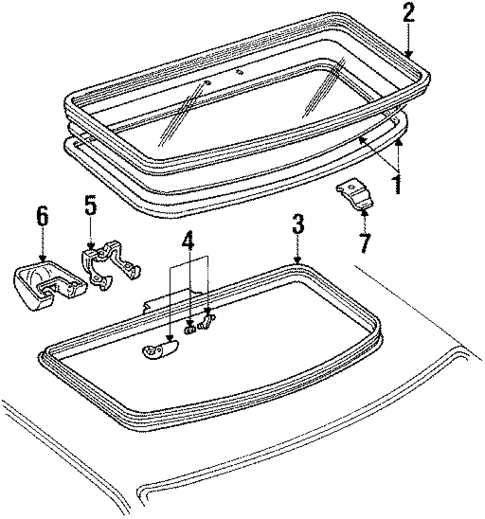 Sunroof for 1986 Ford Tempo #0