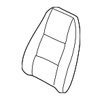 4938411 - : Seat Back Cover for Saab: 9-3 Image