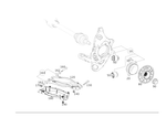 2133572300 - Rear Axle: Rear-Axle Wheel Flange for Mercedes-Benz Image