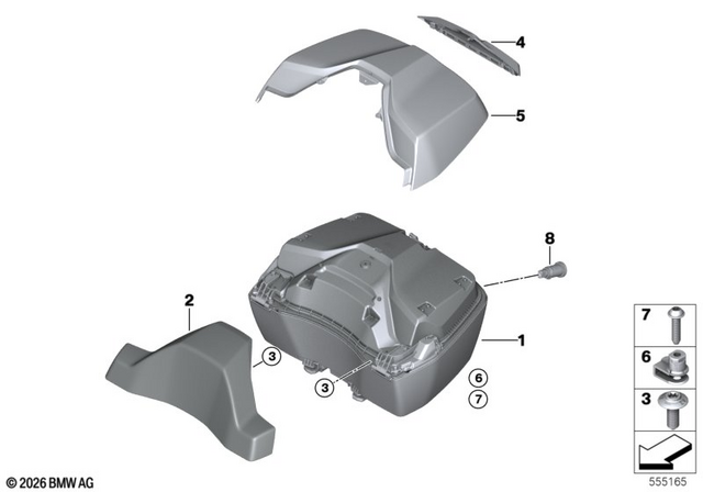 46548829598 - : Back Padding, Heated for BMW-Motorrad Image