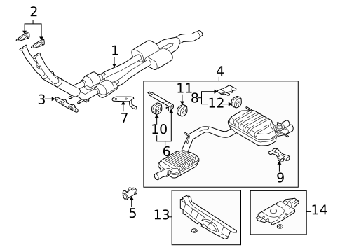 Exhaust Components for 2006 Audi A3 Quattro #0