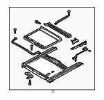 BJ0F69830B80 - : Frame Assembly for Mazda: Protege Image
