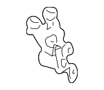 6838008010 - Body: Hinge Assembly for Toyota: Sienna Image