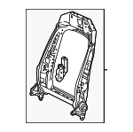 1EA881046F - Body: Seat Back Frame for Volkswagen: ID.4 Image