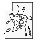 2956303300 - Body: Inner Pillar for Mercedes-Benz Image