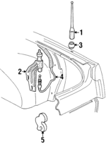 22610102 - Electrical: Horn for Oldsmobile: Cutlass Image