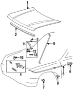 5360189103B0 - Body: Release Handle for Toyota: 4Runner, T100 Image
