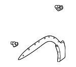 EC0351W20E90 - : Wheel Flare for Mazda: Tribute Image