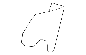 26672864 - : Part# 26672864 Jet Black Rear Seat Back Armrest Finish Cover for Buick: LaCrosse Image