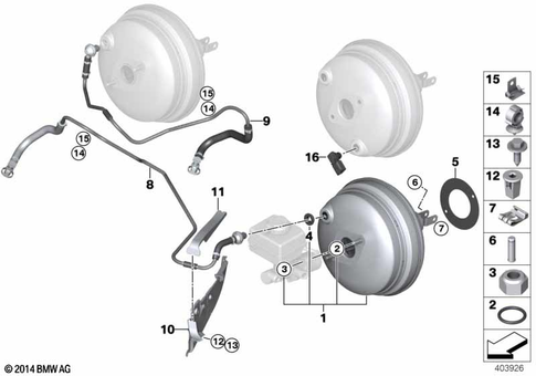 Power Brake for 2011 BMW X5 M #0