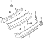 5250812010 - : Cover Retainer for Toyota Image